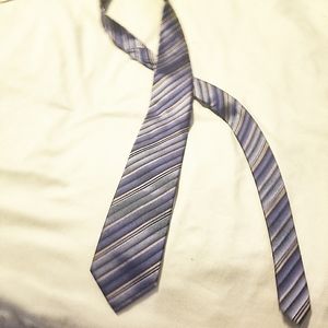 Blue Striped Men's Tie